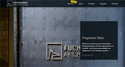 Desktop Screenshot of fuchshuberarchitekten.de